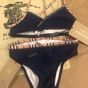 Children Burberry 2 piece bathing suit size 4y